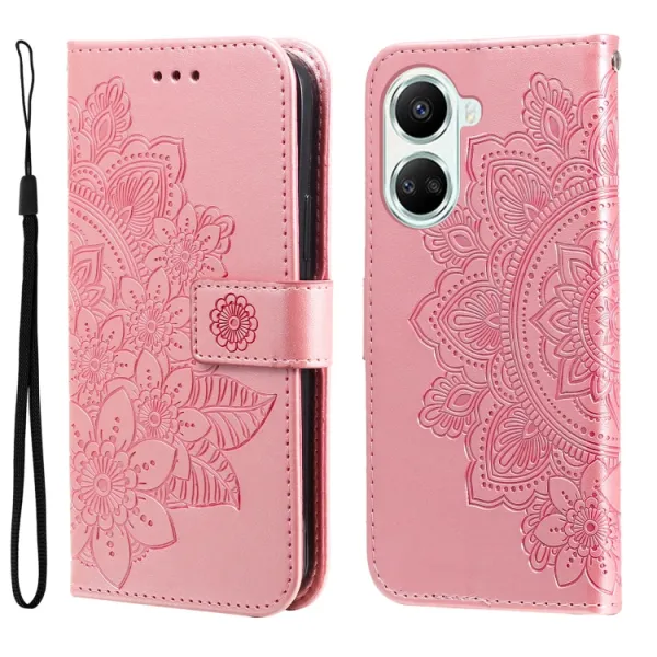 ART MANDALA Peňaženkové puzdro Huawei Nova 10 SE ružové