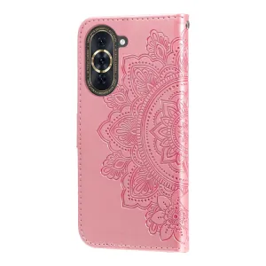 ART MANDALA Peňaženkové puzdro Huawei Nova 10 ružové