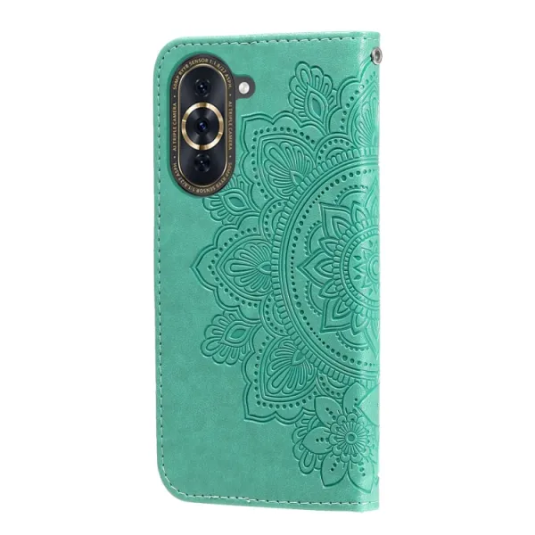 ART MANDALA Peňaženkové puzdro Huawei Nova 10 zelené