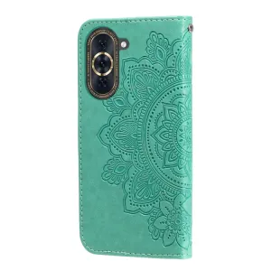 ART MANDALA Peňaženkové puzdro Huawei Nova 10 zelené
