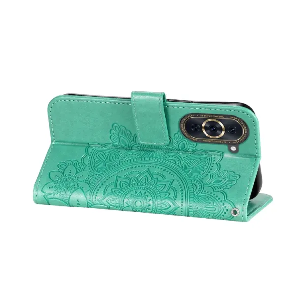 ART MANDALA Peňaženkové puzdro Huawei Nova 10 zelené