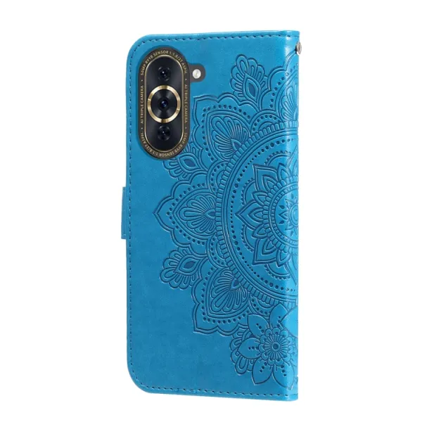 ART MANDALA Peňaženkové puzdro Huawei Nova 10 modré
