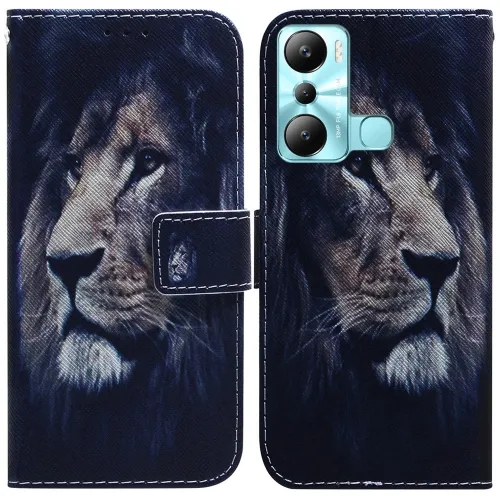 ART Peňaženkový kryt Infinix Hot 20i LION