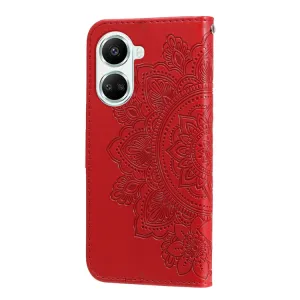 ART MANDALA Peňaženkové puzdro Huawei Nova 10 SE červené