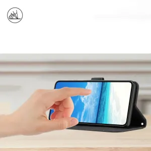 ART SMILE Peňaženkový kryt so šnúrkou Motorola Moto E22 / E22i čierny