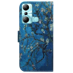 ART Peňaženkový kryt Infinix Hot 20i APRICOT BLOSSOM