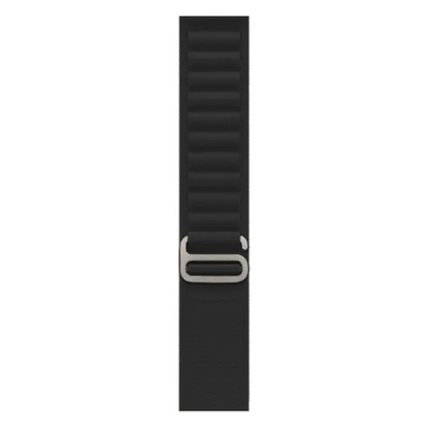 NYLON Remienok pre Samsung Galaxy Watch 5 (40mm / 44mm) 5 Pro 45mm čierny