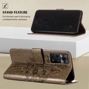 ART BUTTERFLY Peňaženkový kryt Infinix Zero X Pro šedý