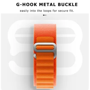 NYLON Remienok pre Samsung Galaxy Watch 5 (40mm / 44mm) 5 Pro 45mm biely