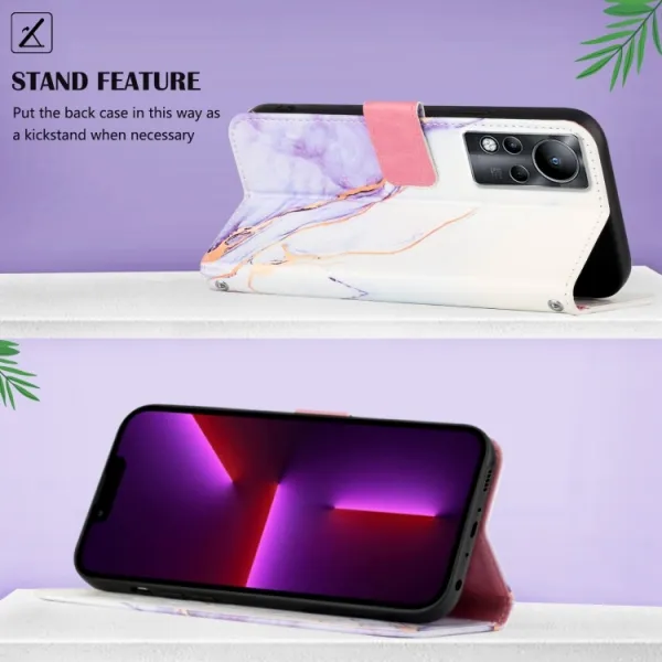 ART MARBLE Peňaženkový kryt Infinix Zero X Pro PURPLE