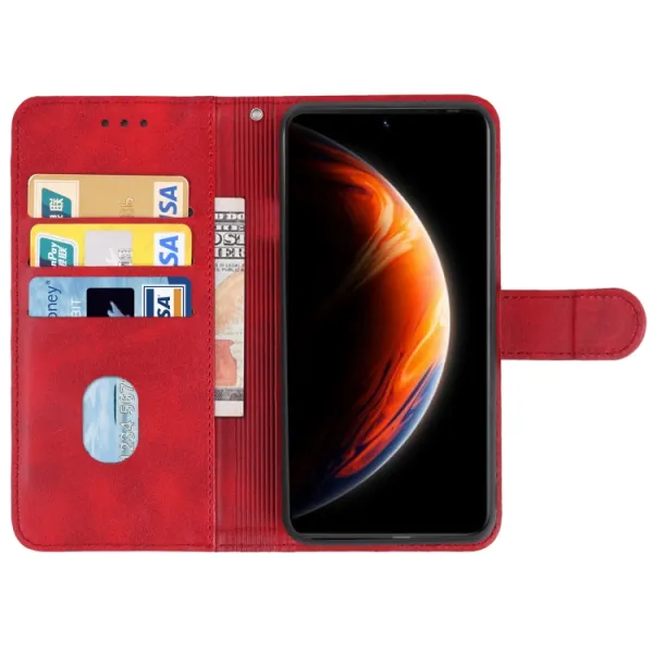 SMOOTH Peňaženkové puzdro pre Infinix Zero X Pro červené