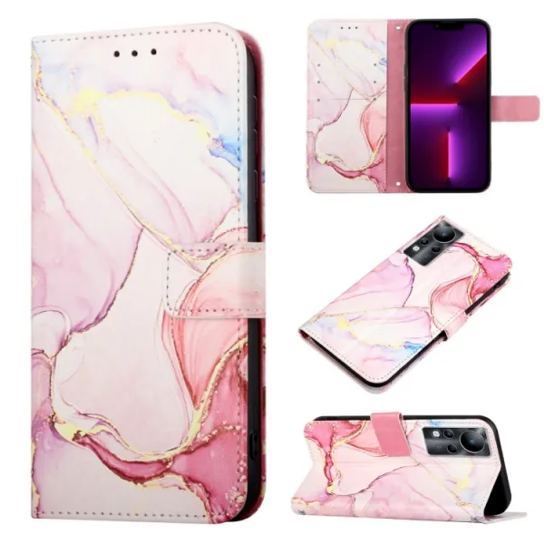 ART MARBLE Peňaženkový kryt Infinix Zero X Pro ROSE GOLD