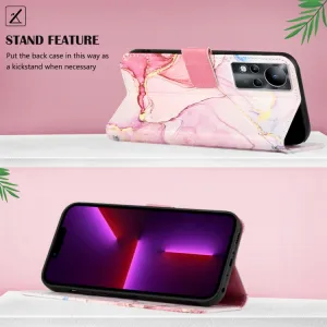 ART MARBLE Peňaženkový kryt Infinix Zero X Pro ROSE GOLD