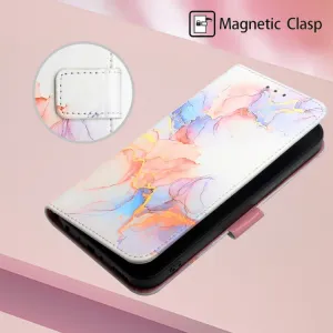 ART MARBLE Peňaženkový kryt Infinix Zero X Pro WHITE ORANGE
