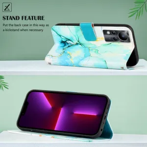 ART MARBLE Peňaženkový kryt Infinix Zero X Pro GREEN