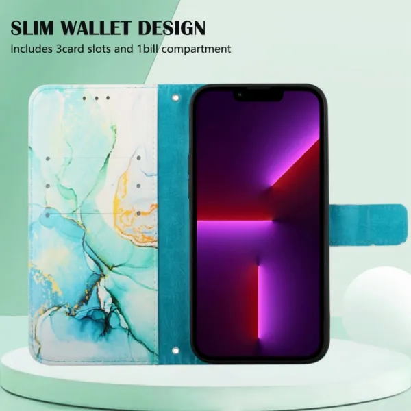 ART MARBLE Peňaženkový kryt Infinix Zero X Pro GREEN