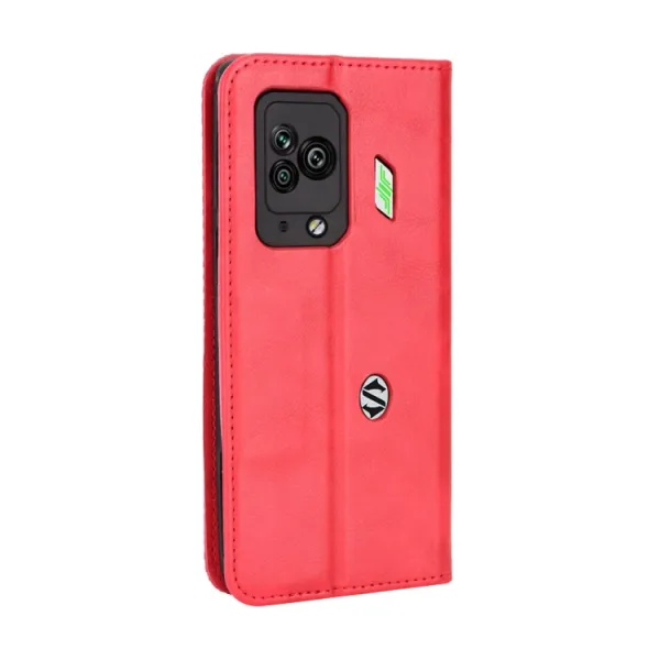 BUSINESS Peňaženkový kryt pre Xiaomi Black Shark 5 Pro 5G červený