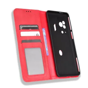 BUSINESS Peňaženkový kryt pre Xiaomi Black Shark 5 Pro 5G červený