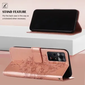 ART BUTTERFLY Peňaženkový kryt Infinix Zero X Pro ružový