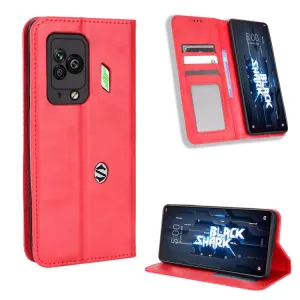 BUSINESS Peňaženkový kryt pre Xiaomi Black Shark 5 Pro 5G červený