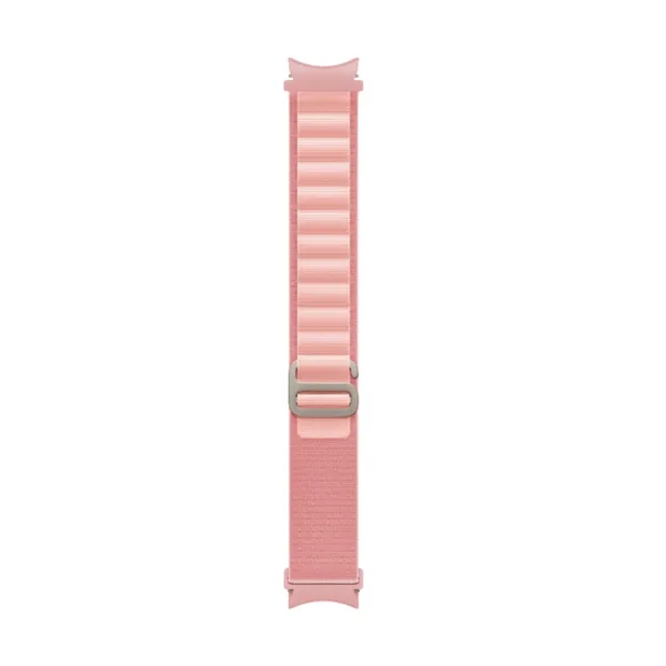 NYLON Remienok pre Samsung Galaxy Watch 5 (40mm / 44mm) 5 Pro 45mm ružový