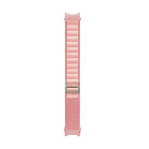 NYLON Remienok pre Samsung Galaxy Watch 5 (40mm / 44mm) 5 Pro 45mm ružový