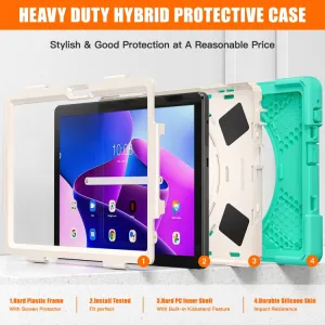 SOLID Odolný kryt pre Lenovo Tab M10 3. generácia (TB328FU / TB328XU) mentolový
