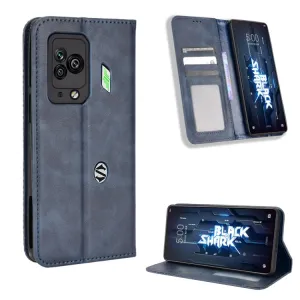 BUSINESS Peňaženkový kryt pre Xiaomi Black Shark 5 Pro 5G modrý