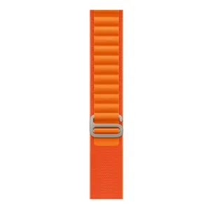 NYLON Remienok pre Samsung Galaxy Watch 5 (40mm / 44mm) 5 Pro 45mm oranžový