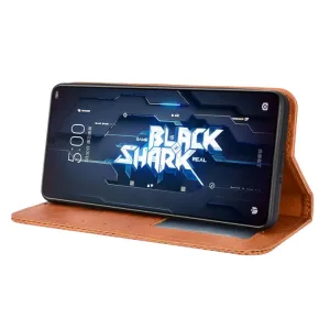 BUSINESS Peňaženkový kryt pre Xiaomi Black Shark 5 hnedý