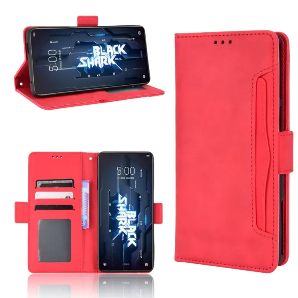 SLOT Peňaženkový obal pre Xiaomi Black Shark 5 červený