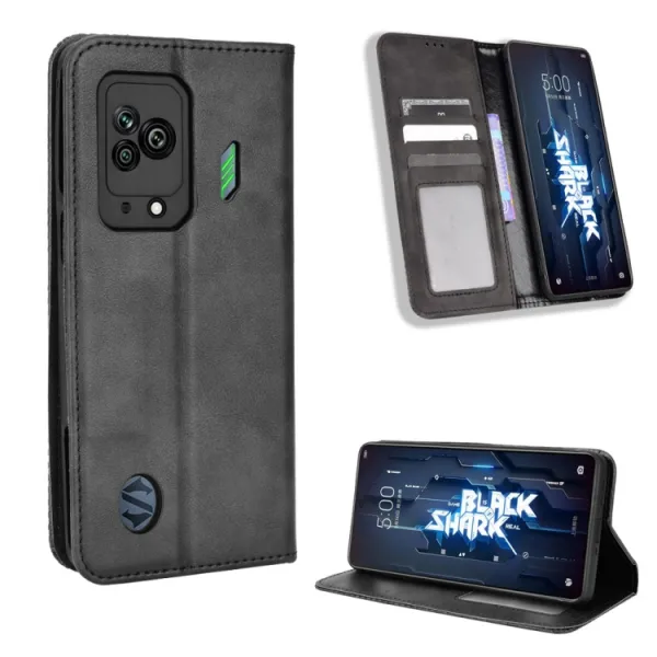 BUSINESS Peňaženkový kryt pre Xiaomi Black Shark 5 čierny
