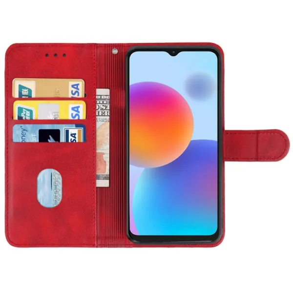 SMOOTH Peňaženkové puzdro pre ZTE Blade A72 (nevhodné pre verziu A7040) červené
