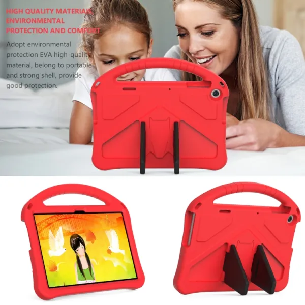 KIDDO Detský obal pre Lenovo Tab M10 3. generácia (TB328FU / TB328XU) červený