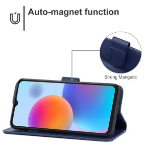 SMOOTH Peňaženkové puzdro pre ZTE Blade A72 (nevhodné pre verziu A7040) modré