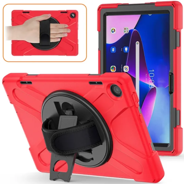 SOLID Odolný kryt pre Lenovo Tab M10 3. generácia (TB328FU / TB328XU) červený