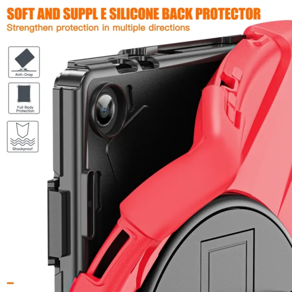 SOLID Odolný kryt pre Lenovo Tab M10 3. generácia (TB328FU / TB328XU) červený