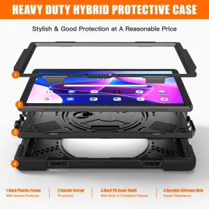 SOLID Odolný kryt pre Lenovo Tab M10 3. generácia (TB328FU / TB328XU) čierny