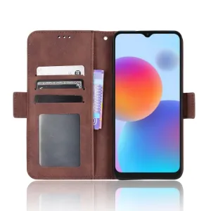 SLOT Peňaženkový obal pre ZTE Blade A52 hnedý