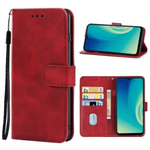 SMOOTH Peňaženkové puzdro pre ZTE Blade A52 červené