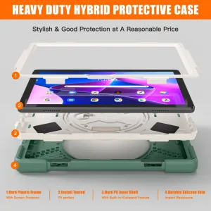SOLID Odolný kryt pre Lenovo Tab M10 3. generácia (TB328FU / TB328XU) tmavozelený