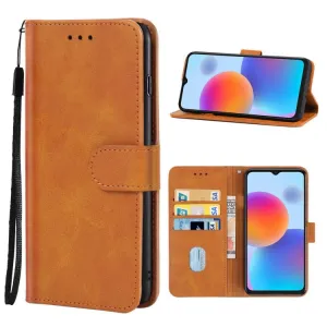 SMOOTH Peňaženkové puzdro pre ZTE Blade A72 (nevhodné pre verziu A7040) hnedé