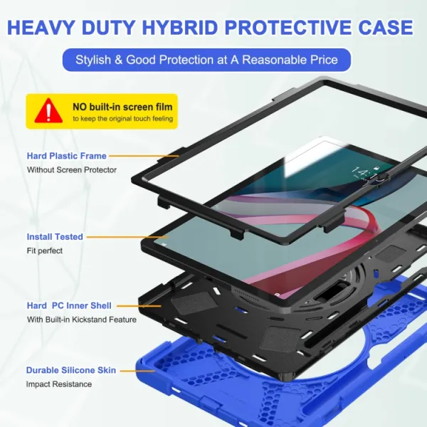 SOLID Odolný kryt pre Lenovo Tab P11 Pro Gen 2 modrý
