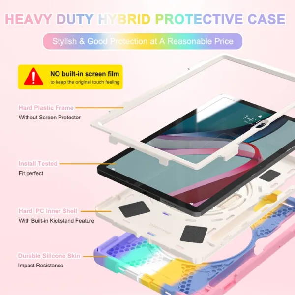 SOLID Odolný kryt pre Lenovo Tab P11 Pro Gen 2 COLORFUL