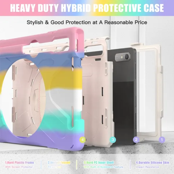 SOLID Odolný kryt pre Lenovo Tab P11 Pro Gen 2 COLORFUL
