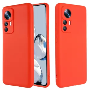 RUBBER Ochranný kryt pre Xiaomi 12T Pro červený