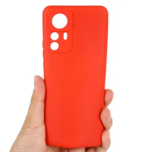 RUBBER Ochranný kryt pre Xiaomi 12T Pro červený