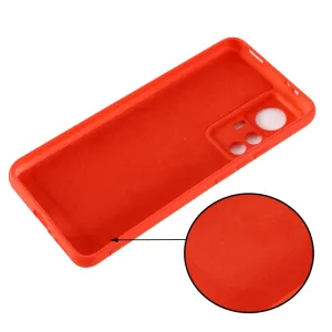 RUBBER Ochranný kryt pre Xiaomi 12T Pro červený