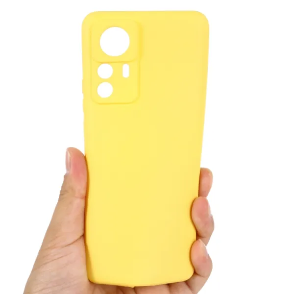 RUBBER Ochranný kryt pre Xiaomi 12T Pro žltý