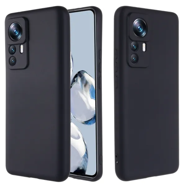 RUBBER Ochranný kryt pre Xiaomi 12T Pro čierny